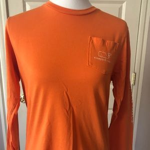 Vineyard Vines Logo Long Sleeve Shirt Size Large